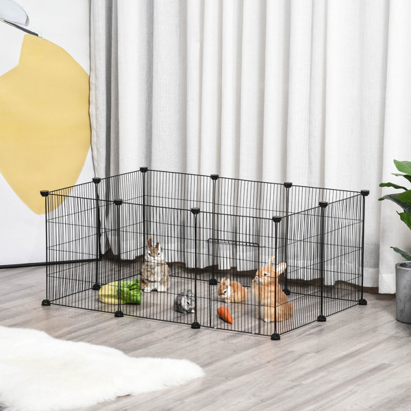 Rabbit cage with sales playpen